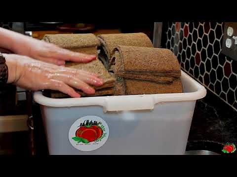 City-Hydro's Coco Fiber Mat Soak and Preparing