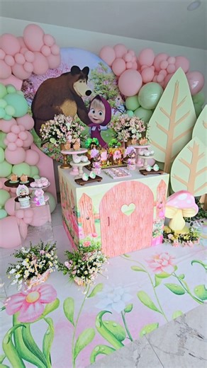 Daya Decorations | Masha and the Bear Birthday Party Masha y el Oso | Instagram
