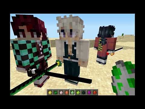 [Minecraft] The pillars are so cool... [Demon Slayer MOD Production]