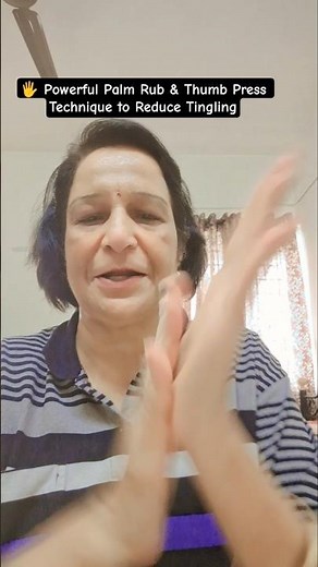 🖐️ Powerful Palm Rub & Thumb Press Technique to Reduce Tingling