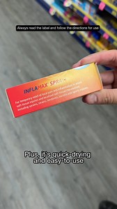 Effectively relieve and manage your muscle pain with Inflamax Spray. | Chemist Warehouse