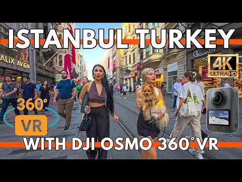 Istanbul Turkey - VR 360° 8K Immersive Walking Tour 2025