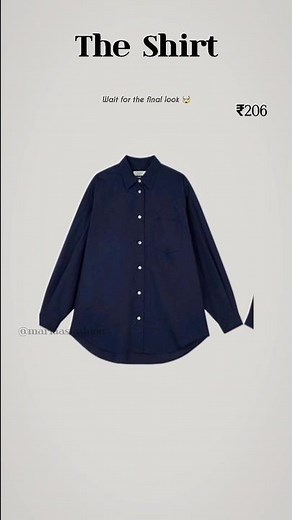 Classy office outfit for women | elegant navy blue shirt with white pants🤍 #shorts