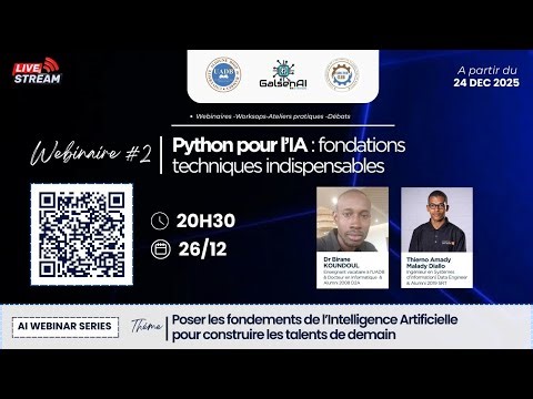 WEBINAR SERIES #2 | Python pour l’IA : fondations techniques indispensables (EN LIVE)