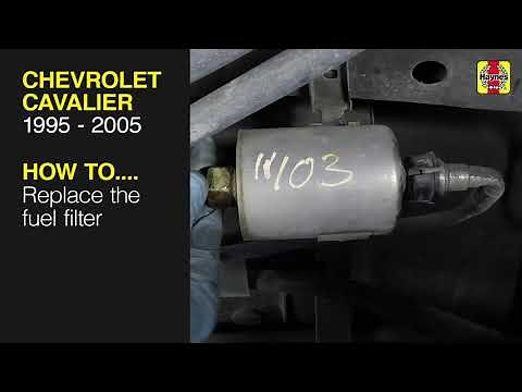 How to Replace the fuel filter on the Chevrolet Cavalier 1995 to 2005