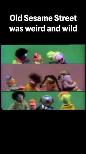 Anyone remember how bizarre Sesame Street used to be? #sesamestreet