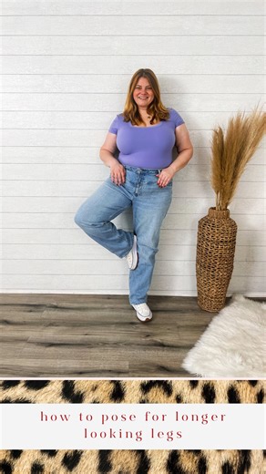 HOW TO GET LONGER LOOKING LEGS IN PHOTOS 📸 Do you feel like your legs constantly look shorter and broader in photos than they are in real life? It might be because you’re making this one posing mistake… ❌ THE MISTAKE ❌ When you bend your back knee, it creates negative space that traps the viewers eyes, making your legs look wider then they actually are. ✅ THE FIX ✅ Bending your front knee, adds visual interest to your pose while creating a narrowing point that gives the illusion of longer, lean