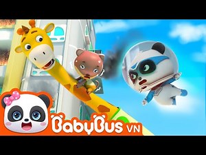 Giải cứu chú hươu cao cổ | Biệt đội siêu cứu hộ | Hoạt hình thiếu nhi vui nhộn | BabyBus