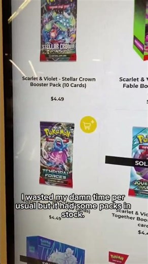 Picking up a pack of Temporal Forces. #packopening #packrip #pokemon #tcg #tcgcommunity #tcgpokemon