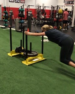 15 reactions | The sled push is an incredible exercise for building...