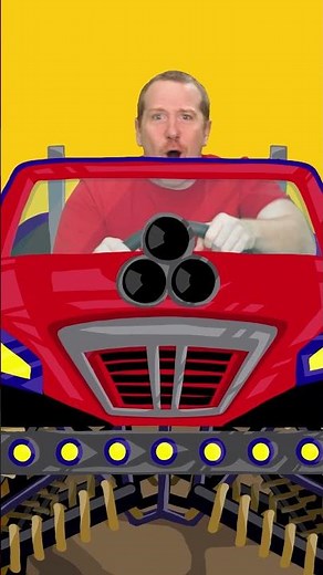 Steve and Maggie 🚗 🏔️ Monster Truck Adventure! I’m Unstoppable! 💥 #shorts #steveandmaggie🧍‍♂️