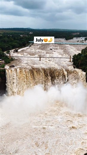 ONE OF INDIA’S WIDEST FALLS 😳 GOKAK FALLS #Shorts