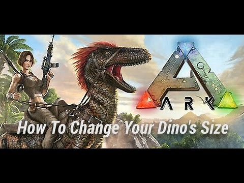 ARK: Survival Evolved How To Change Your Dino's Size!