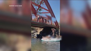 Two hospitalized after bridge jumper lands on raft in Boise River