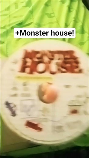 DVD player and monster house! #dvdplayer #monsterhouse.