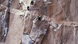 WATCH BY THE NUMBERS: 2 climbers make history, becoming first ever to free-climb to top of Yosemite's nearly vertical El Capitan Dawn Wall: abcn.ws/1C24REa | ABC World News Tonight with David Muir