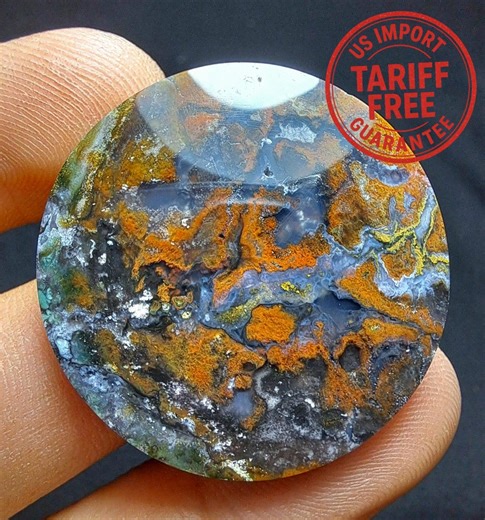 Scenic Multicolor Jasper Java in Chalcedony Cabochon Beautiful for Pendant for Designer Cabochon Rare Find Gemstone - A559 - Etsy