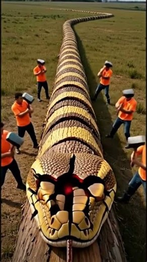 Terrifying Giant Caterpillar Attacks Cameraman After Wood Splits #animals #funny #shorts