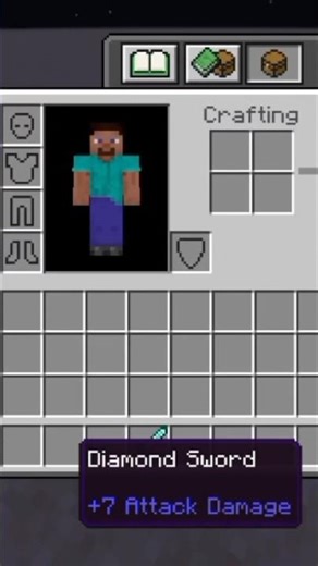 minecraft how to make a diamond sword 🗡️ #minecraft #trending