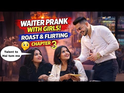 Waiter Prank on Girls Full | Prank Gone wrong | ANS Entertainment 2026