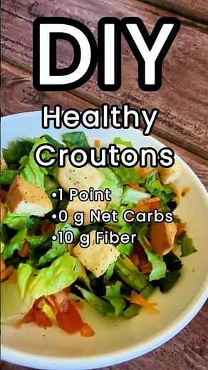 Low-Carb Croutons in Under 10 Minutes | 1 WW Point & Keto Friendly