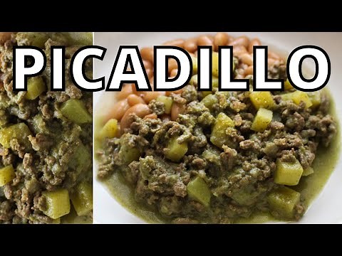 QUICK and EASY Picadillo Verde Recipe (Ground Beef and Potatoes in Spicy Green Sauce)
