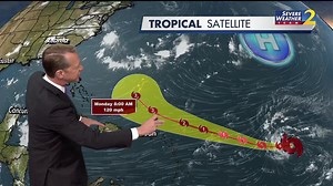 Expected major hurricane forming in the Atlantic