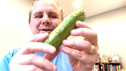 Watch Hours of fun with this yodeling pickle!  on Amazon Live