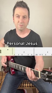7K views · 487 reactions | Personal Jesus Guitar Get over 200 pdf Tabs on Patreon patreon.com/1jour1riff #guitartabs #guitarcover #learnguitar #coursdeguitare #guitarstagram #fypシ゚ | Skid Vyk | Facebook
