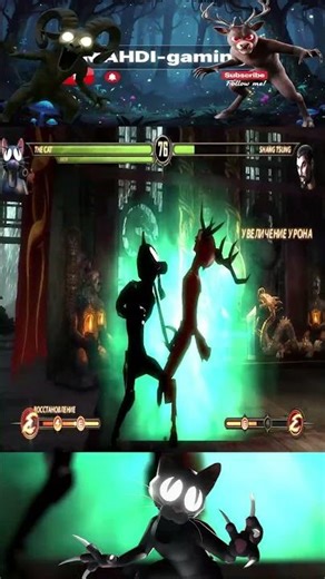 CAT MONSTER vs DEER Fatality! 🐱🦌 99 Nights In The Forest | MK9 Mods #shorts