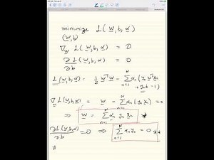ECE421 SVM and Dual Formulation