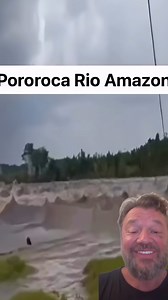 Quem não fugiria da POROROCA? 😅 #amazonia #rioamazonas #natureza | Richard Rasmussen