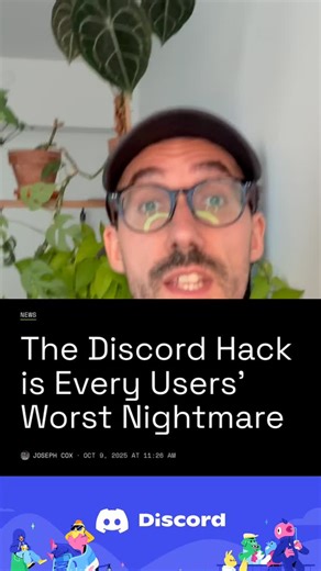 404 Media on Instagram: "A hack impacting Discord’s age verification process shows in stark terms the risk of tech companies collecting users’ ID documents. Now the hackers are posting peoples’ IDs and other sensitive information online. A catastrophic breach has impacted Discord user data including selfies and identity documents uploaded as part of the app’s verification process, email addresses, phone numbers, approximately where the user lives, and much more. The hack, carried out by a group