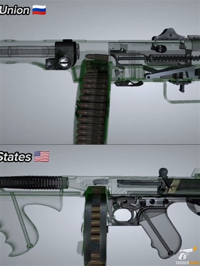 Thompson vs PPSh-41 🔥 WW2 SMG Showdown | Soviet vs American Firepower #viral #short