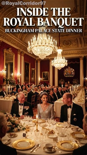 Inside Buckingham Palace’s Most Luxurious State Banquet #BuckinghamPalace #RoyalDinner #RoyalFamily