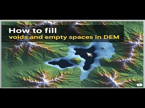 How to Fill Voids and Empty Spaces in DEM?