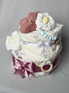 Easy Step-by-step Diaper Cake Tutorial Video | DIY Baby Shower Gift Guide - Etsy UK