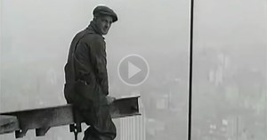 Amazing Footage from 1929-30 of Construction Workers on the Historic Chrysler Building