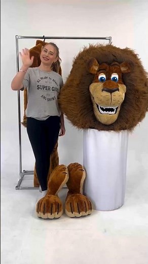 How To Put On A Lion Mascot Costume