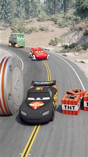 Car VS TNT Explosion 😱💥 | BeamNG.drive #shorts
