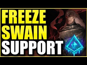 (1,000 SECOND SLOW!) THIS GLACIAL AUGMENT SWAIN BUILD *NEVER* LETS THEM MOVE! SWAIN SUPP BUILD S10