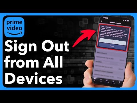 How To Sign Out Of All Devices On Amazon Prime Video