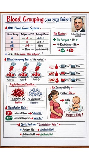 😲“Blood Grouping Easy Trick 😱”“A+ B+ O− Sab Samjho 2 Min Me!” #viral #viralvideo