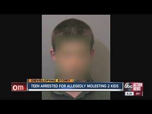 14-year-old molests to kids