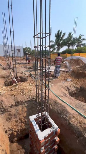 Brickwork Box Column Reinforcement #reels | Village Civil