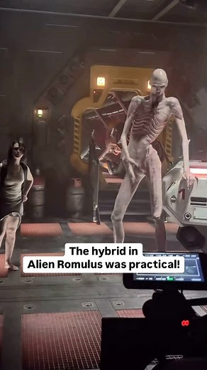 Raiders Of The Lost Podcast on Instagram: "The hybrid in Alien Romulus was done practically with a real performer - Robert Bobroczkyi . #alienromulus #alien #aliens #xenomorph"