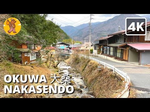 Okuwa Kiso Valley - Nagano Nakasendo 4K Walking Tour