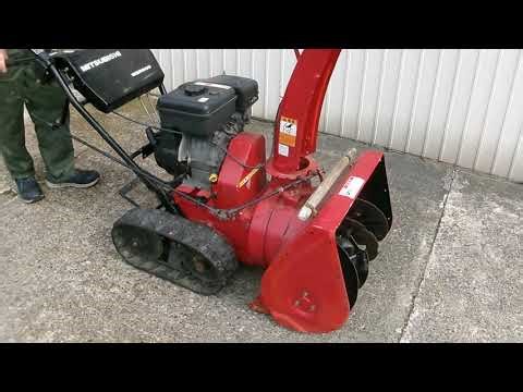 三菱 除雪機 MSR605 エンジン始動確認