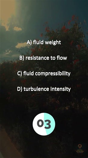 CELE/PRC Hydraulics | Viscosity (μ) Definition MCQ | Fluid Resistance Basics #shorts