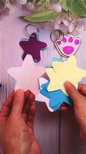 DIY Mini Keychain Notebooks | Easy Back-to-School Paper Craft 🌟📒